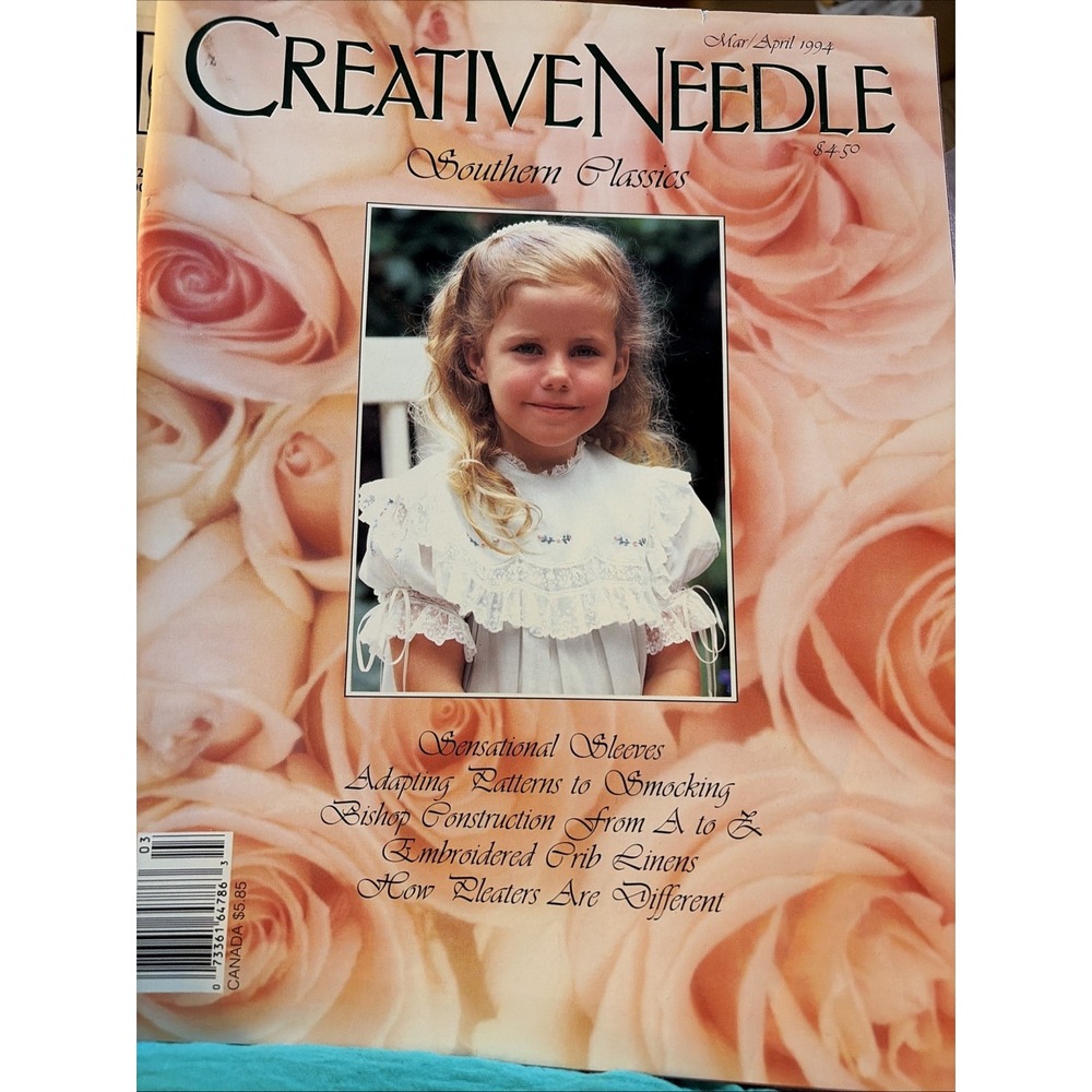 Creative Needle Southern Classics Mar Apr 1994 Vol 10 No 2 Vintage Smocking Rare